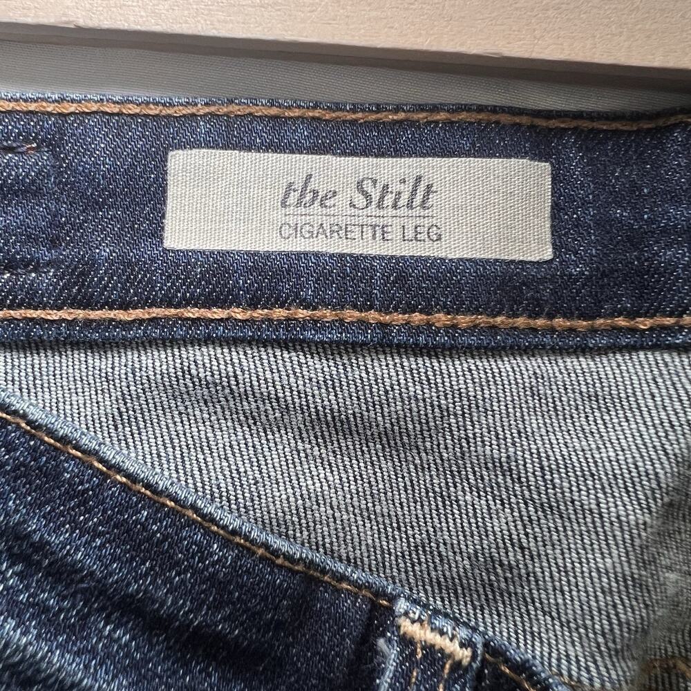 AG Adriano Goldschmied Jeans Womens Size 26R Blue Denim The Stilt Cigarette Leg - Picture 9 of 13